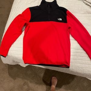 Northface half zip and UGA XL shirt